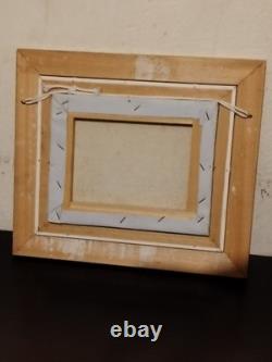 Old Oil on Canvas Painting of Breton Marine Landscape and Its Lighthouse Signed COE