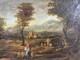 Old Oil On Canvas Presumed Italian School Signed Lower Left