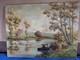 Old Oil On Canvas Signed Bogdannoff. 60x46 Cm Marnes Edge