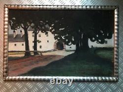 Old Oil on Fauvist Panel Signed Netuschil with Date / Basque Country