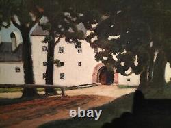 Old Oil on Fauvist Panel Signed Netuschil with Date / Basque Country