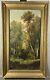 Old Oil On Panel French School Of The 19th Century Landscape Opens 39x20 Cm