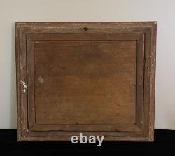 Old Orientalist Painting Morocco Oil on Panel Signed The Water Carrier