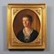 Old Painting, Female Portrait, Oil On Canvas, Italy, 19th Century, Original