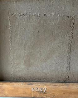 Old Painting HST Hunting Scene Fox Hunting Late 19th Century