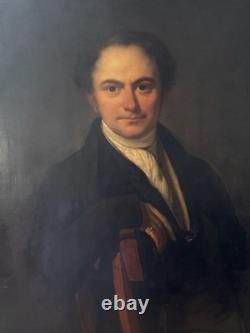 Old Painting, Large Portrait of an English Gentleman circa 1820