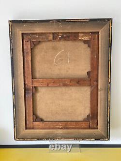 Old Painting Mountain Oil on Canvas Alexandre Nozal 1852-1929 Lake of the Seven L