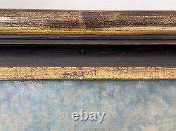 Old Painting Mountain Oil on Canvas Alexandre Nozal 1852-1929 Lake of the Seven L