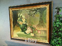 Old Painting / Oil On Canvas Signed 1904 J. Ernest Simiane