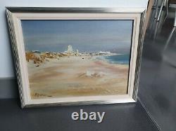 Old Painting Oil On Panel (isorel) Signed R. Warter
