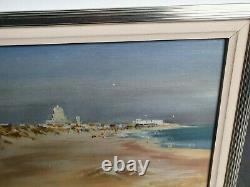 Old Painting Oil On Panel (isorel) Signed R. Warter