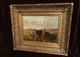 Old Painting Oil Painting French School Of Barbizon Cow Dlg Rosa Bonheur