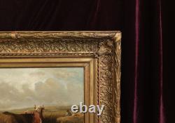 Old Painting Oil Painting French School of Barbizon Cow DLG Rosa Bonheur