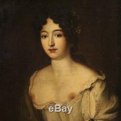 Old Painting Oil Painting Portrait Woman Part 700 18th Century
