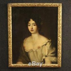 Old Painting Oil Painting Portrait Woman Part 700 18th Century