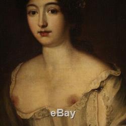 Old Painting Oil Painting Portrait Woman Part 700 18th Century