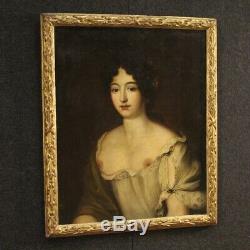 Old Painting Oil Painting Portrait Woman Part 700 18th Century