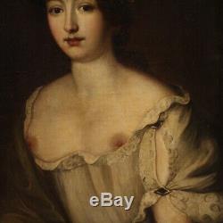 Old Painting Oil Painting Portrait Woman Part 700 18th Century