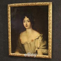 Old Painting Oil Painting Portrait Woman Part 700 18th Century