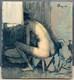 Old Painting Oil Portrait Nude Female Woman Back Alain Dequet (1920-1980)