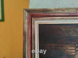 Old Painting Oil Still Life Hare Fruit Baroque 19th Century