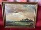 Old Painting Oil On Canvas Andrée Algrain (early 20th Century) Landscape