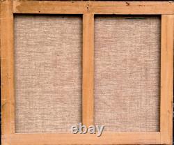 Old Painting Oil on Canvas Boats at Anchor M. Moravski Serre (Nice)