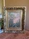 Old Painting, Oil On Canvas Depicting Sheep, 19th Century, Gilt Frame