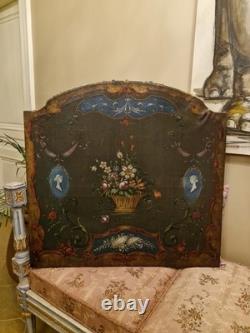 Old Painting, Oil on Canvas Flowers 19th Century