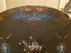 Old Painting, Oil on Canvas Flowers 19th Century