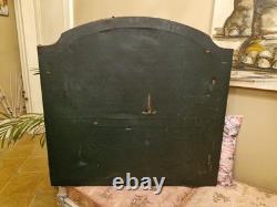 Old Painting, Oil on Canvas Flowers 19th Century