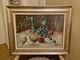 Old Painting Oil On Canvas Framed And Signed Still Life