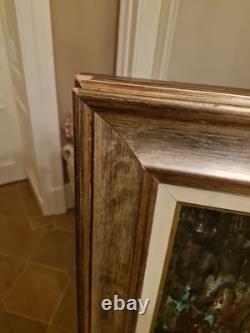 Old Painting Oil on Canvas Framed and Signed Still Life