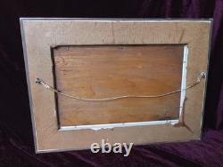 Old Painting, Oil on Canvas, French Barbizon School, Gilded Wood Frame, 19th Century