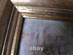 Old Painting, Oil on Canvas, French Barbizon School, Gilded Wood Frame, 19th Century