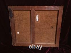 Old Painting Oil on Canvas HST Barbizon School Romantic Countryside 19th Century