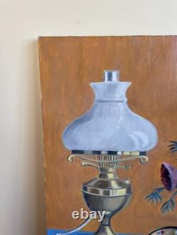 Old Painting Oil on Canvas J. B Maurice VECKER 1896-1998 Queen Marguerite 84