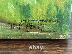 Old Painting Oil on Canvas J. B Maurice VECKER (1899-1988) Landscape