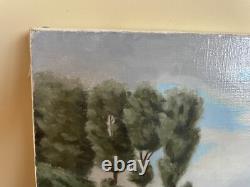 Old Painting Oil on Canvas J. B Maurice VECKER (1899-1988) Remiremont