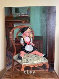 Old Painting Oil on Canvas J. B Maurice VECKER (1899-1988) Still Life