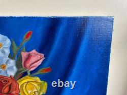 Old Painting Oil on Canvas J. B Maurice VECKER (1899-1988) Still Life