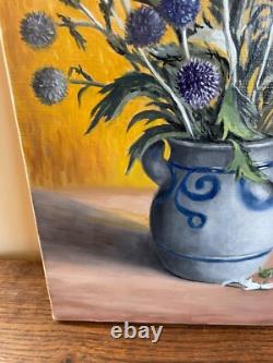 Old Painting Oil on Canvas J. B Maurice VECKER (1899-1988) Still Life