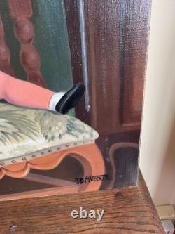 Old Painting Oil on Canvas J. B Maurice VECKER (1899-1988) Still Life