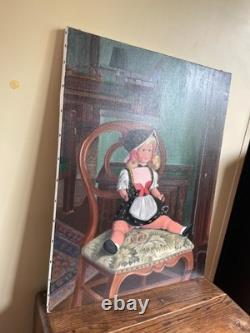 Old Painting Oil on Canvas J. B Maurice VECKER (1899-1988) Still Life