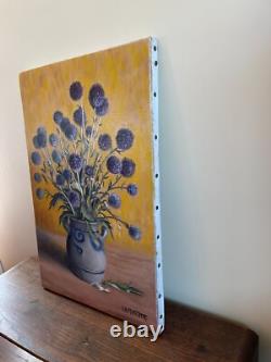 Old Painting Oil on Canvas J. B Maurice VECKER (1899-1988) Still Life