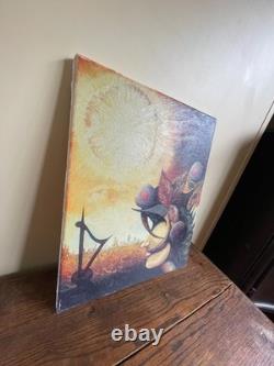 Old Painting Oil on Canvas J Dupont (20th century) The Autumn Carnival