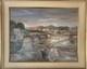Old Painting Oil On Canvas Landscape By Giovanni Prassi (naples 1945) Painting