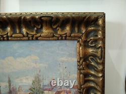 Old Painting Oil on Canvas Lovely Frame