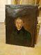 Old Painting, Oil On Canvas Portrait Of A Man 19th Century