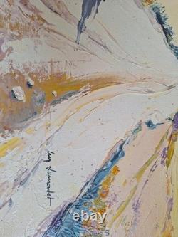 Old Painting Oil on Canvas Provence Landscape Nature Trees Signed Painting